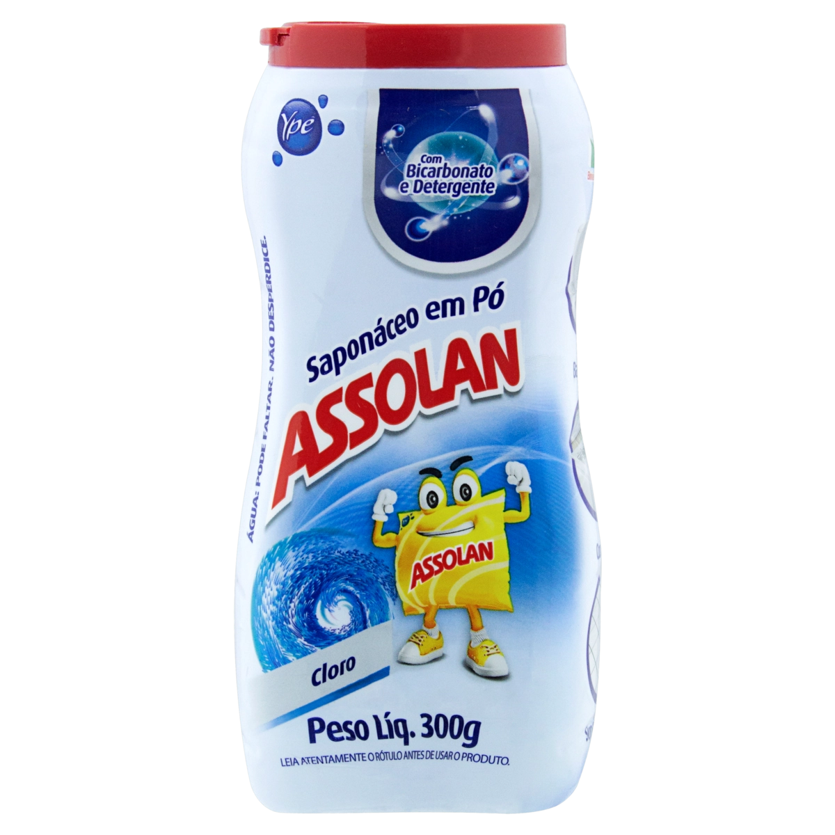 Saponáceo Em Pó Com Detergente Assolan Frasco 300g