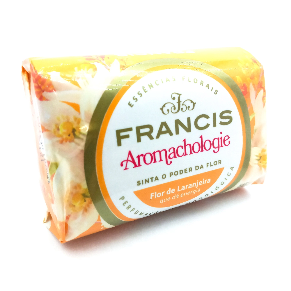 Sabonete Barra Flor De Laranjeira Francis Aromachologie Envoltório 90g