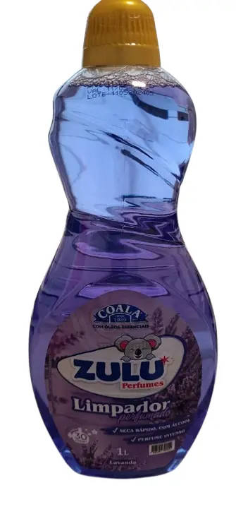 Limpador Perfumado Lavanda Zulu Perfumes Frasco 1l