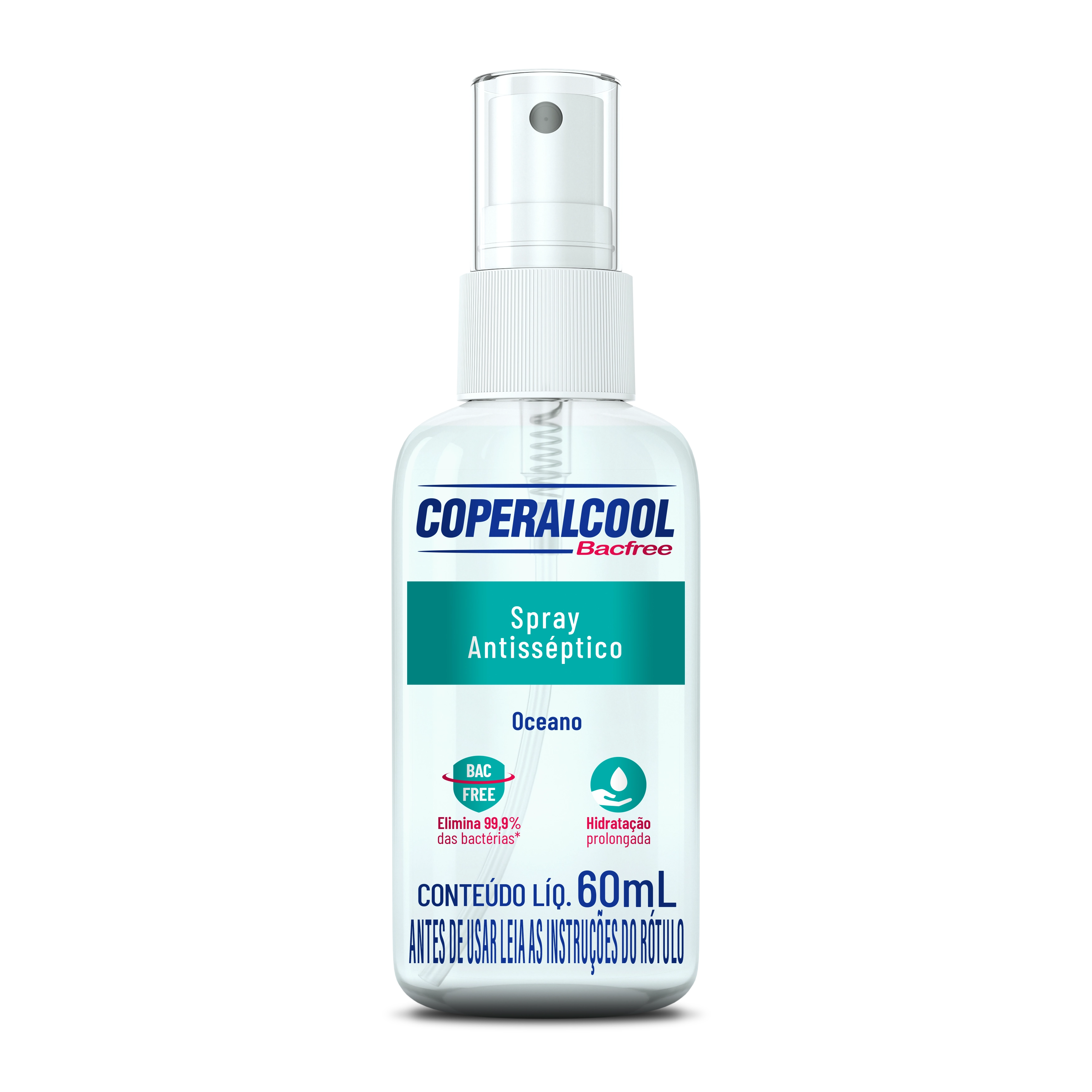 Alcool Coperalcool Bacfree Spray P/maos Perfumado 60ml