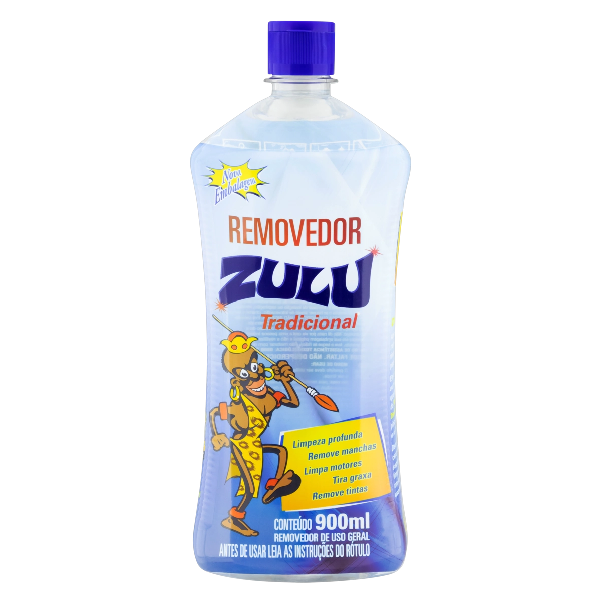 Removedor Uso Geral Tradicional Zulu Frasco 900ml