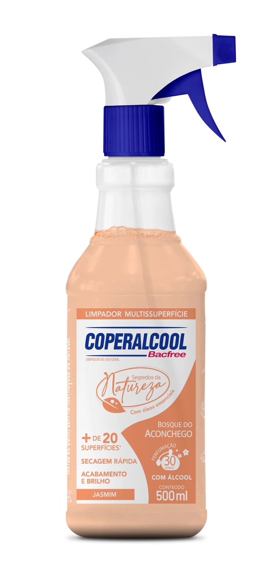 Limpador Líquido Multissuperfícies Com álcool Bosque Do Aconchego Coperalcool Bacfree Segredos Da Na