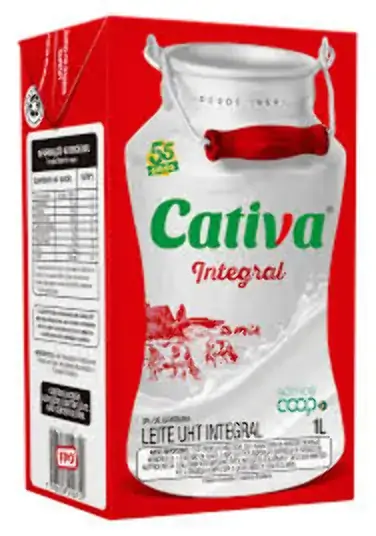 Leite Uht Cativa Integral C/tampa 1l