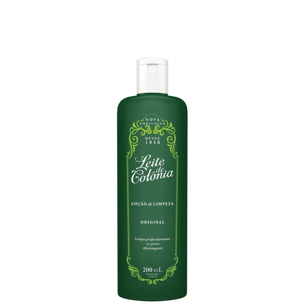 Loção De Limpeza Original Leite De Colônia Frasco 200ml