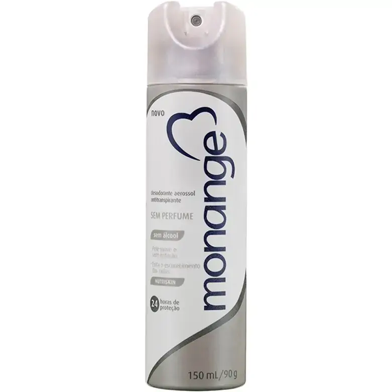 Desodorante Aerosol Monange 150ml Sem Perfume Unit
