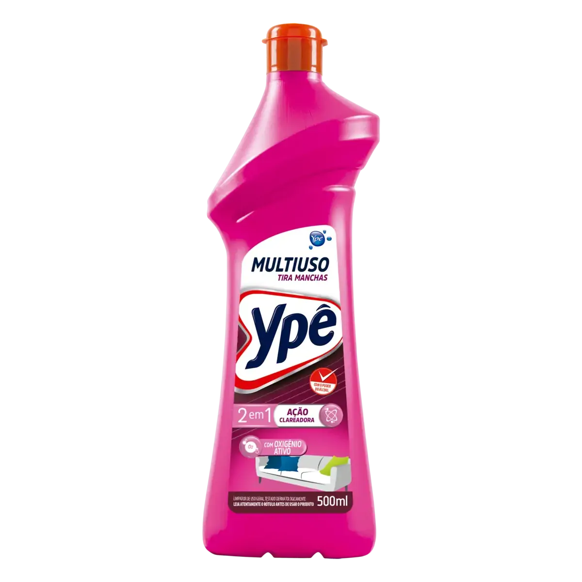 Limpador Multiuso Branqueador Tira Manchas Com álcool Ypê Squeeze 500ml