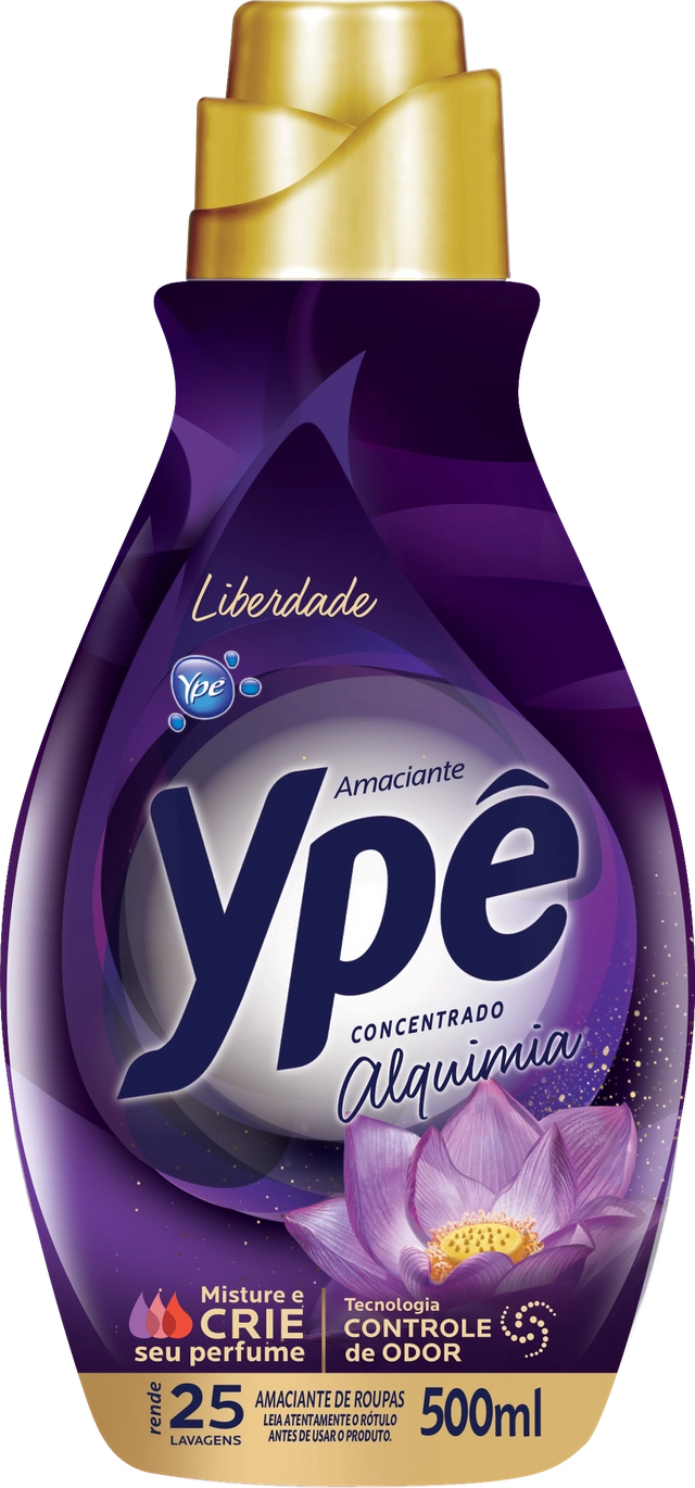 Amaciante De Roupa Concentrado Liberdade Ypê Alquimia Frasco 500ml