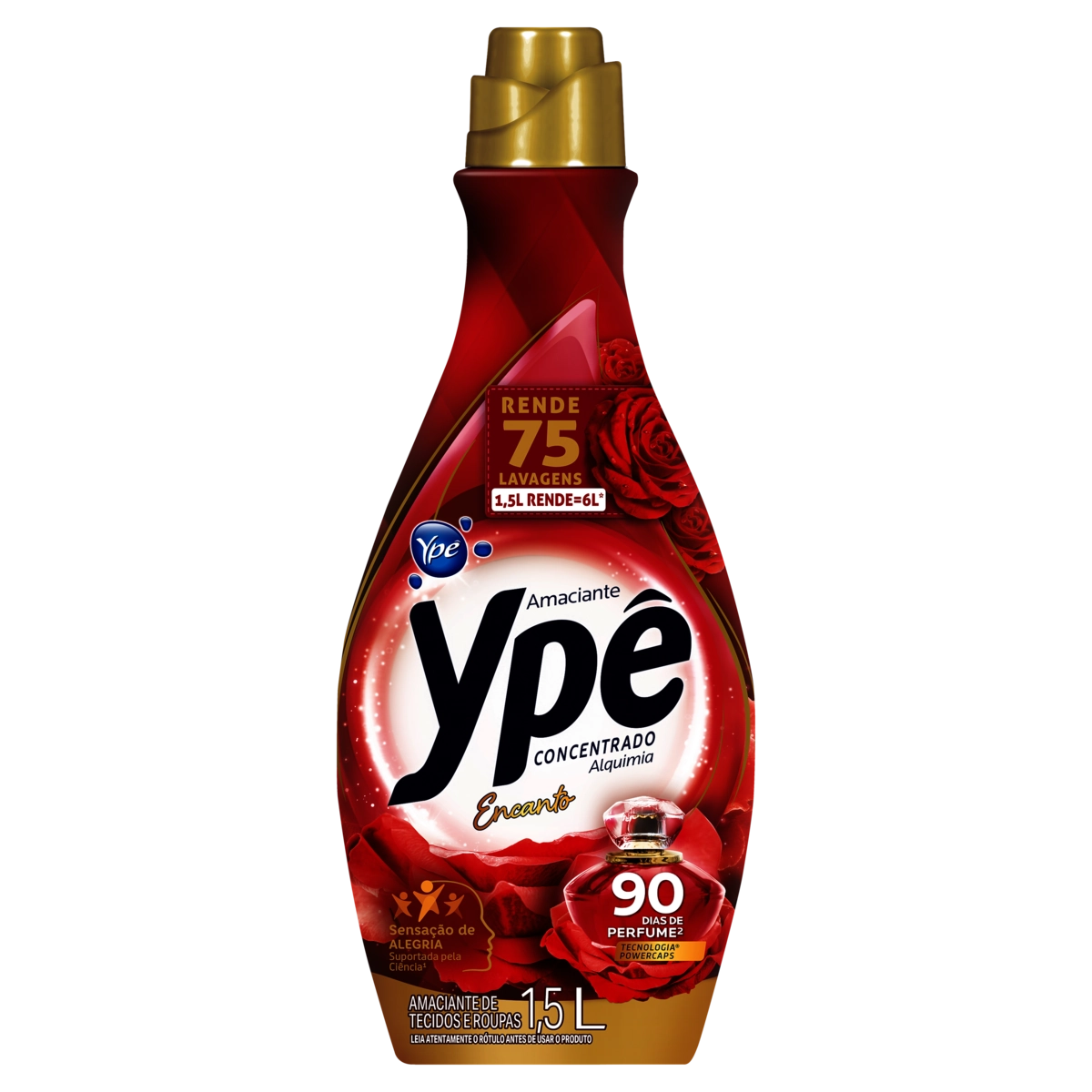 Amaciante De Roupa Concentrado Encanto Ypê Alquimia Frasco 1,5l