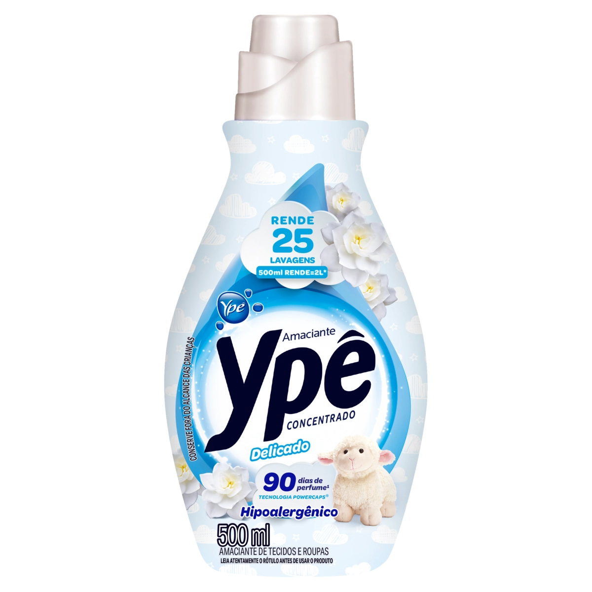Amaciante De Roupa Concentrado Delicado Ypê Frasco 500ml