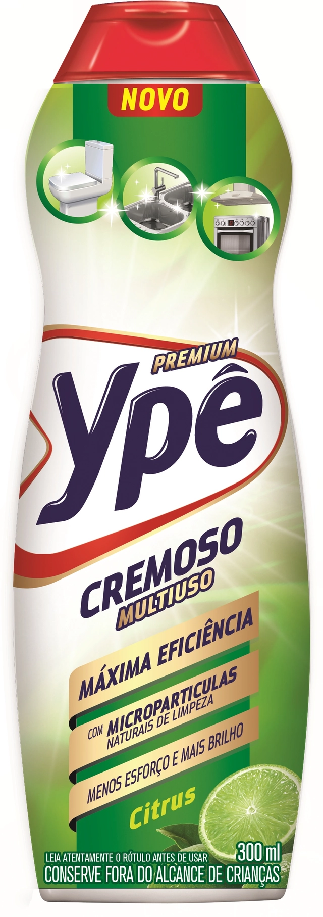 Limpador Multiuso Cremoso Citrus Ypê Squeeze 300ml