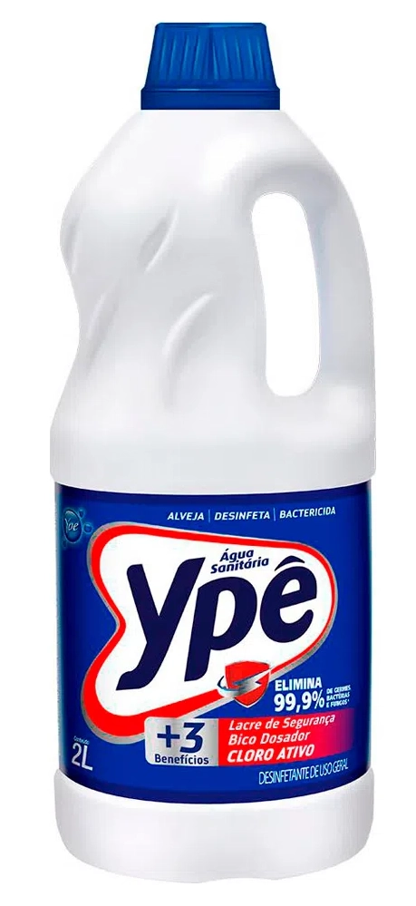 água Sanitária Ypê Frasco 2l