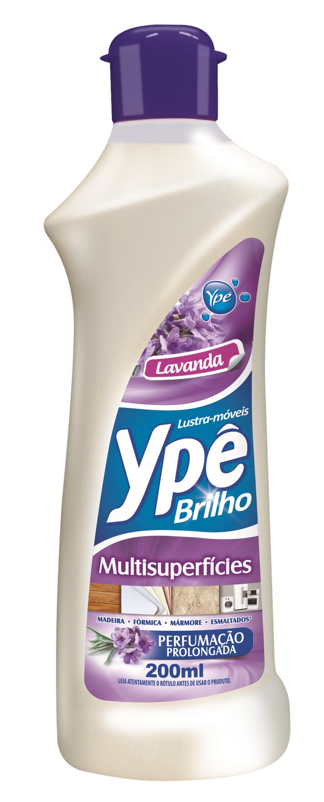 Lustra Móveis Multissuperfícies Lavanda Ypê Brilho Squeeze 200ml