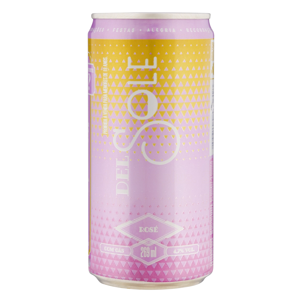 Filtrado Doce Brasileiro Rosé Del Sole Lata 269ml