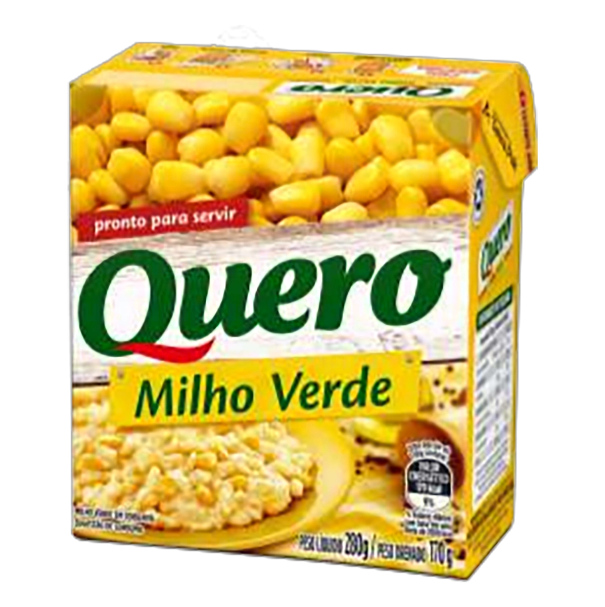 Milho Verde Em Conserva Quero Caixa 170g