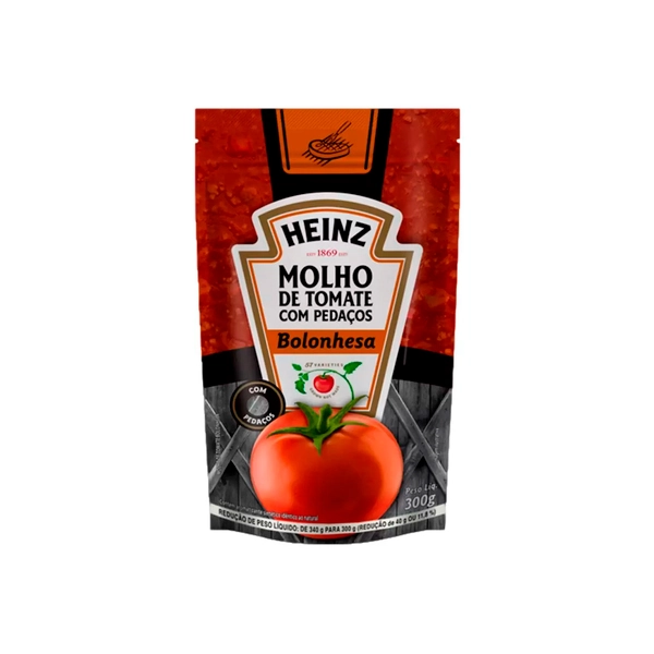 Molho De Tomate à Bolonhesa Heinz Sachê 300g