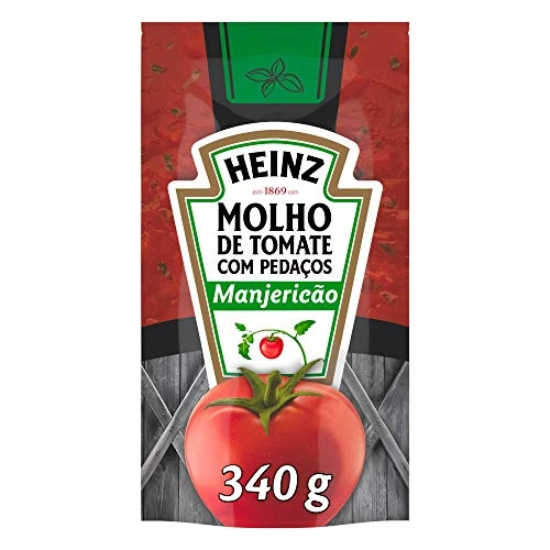 Molho De Tomate Com Manjericão Heinz Sachê 300g