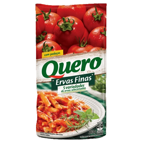 Molho De Tomate Quero 300gr Ervas Finas