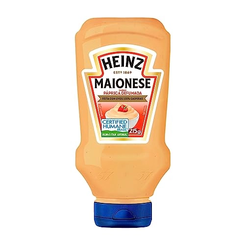 Maionese Páprica Defumada Heinz Squeeze 215g