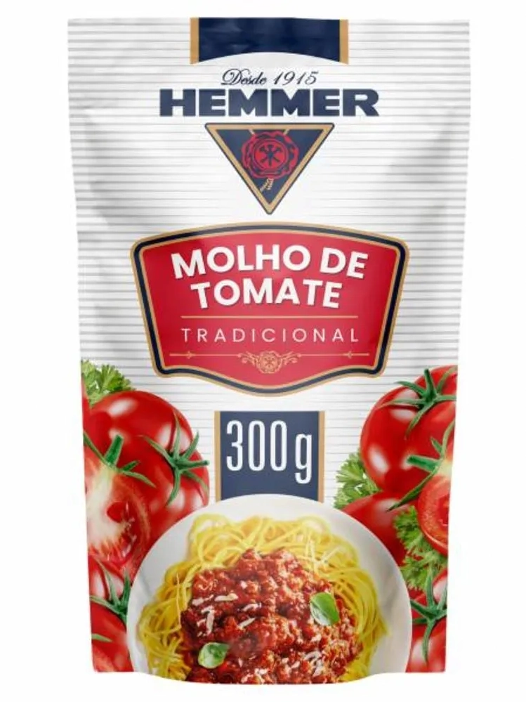 Molho De Tomate Tradicional Hemmer Sachê 300g
