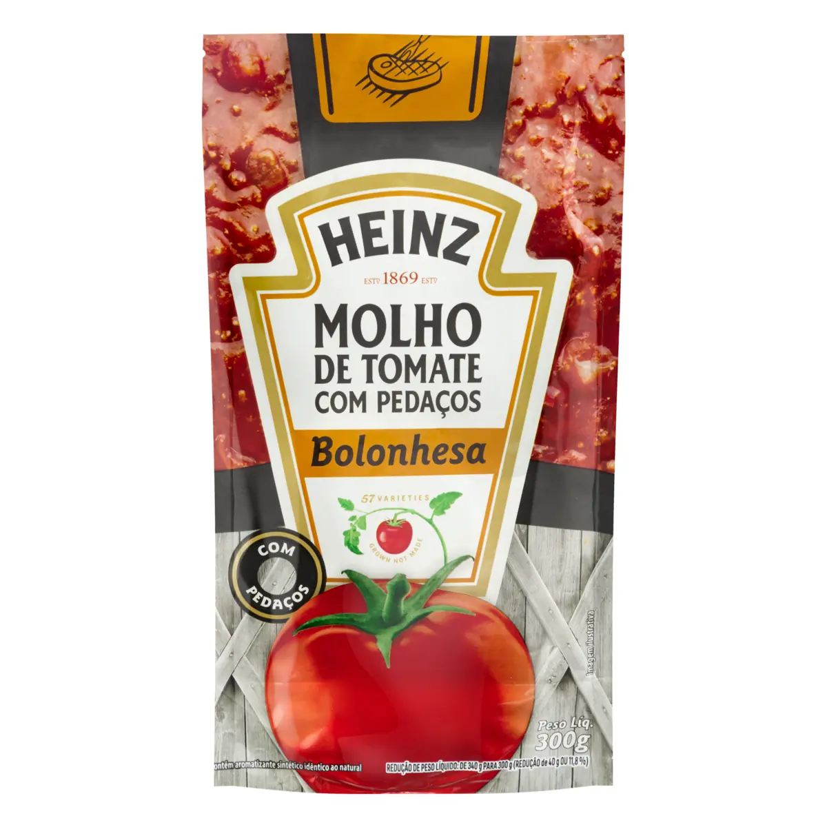 Molho De Tomate à Bolonhesa Heinz Sachê 240g