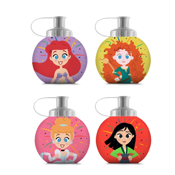 Squeeze Tiba Bola D100 Princesas Sortido 250ml 612605840