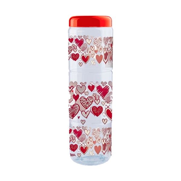 Organizador Tiba Paris Coracoes 1750ml 460410333
