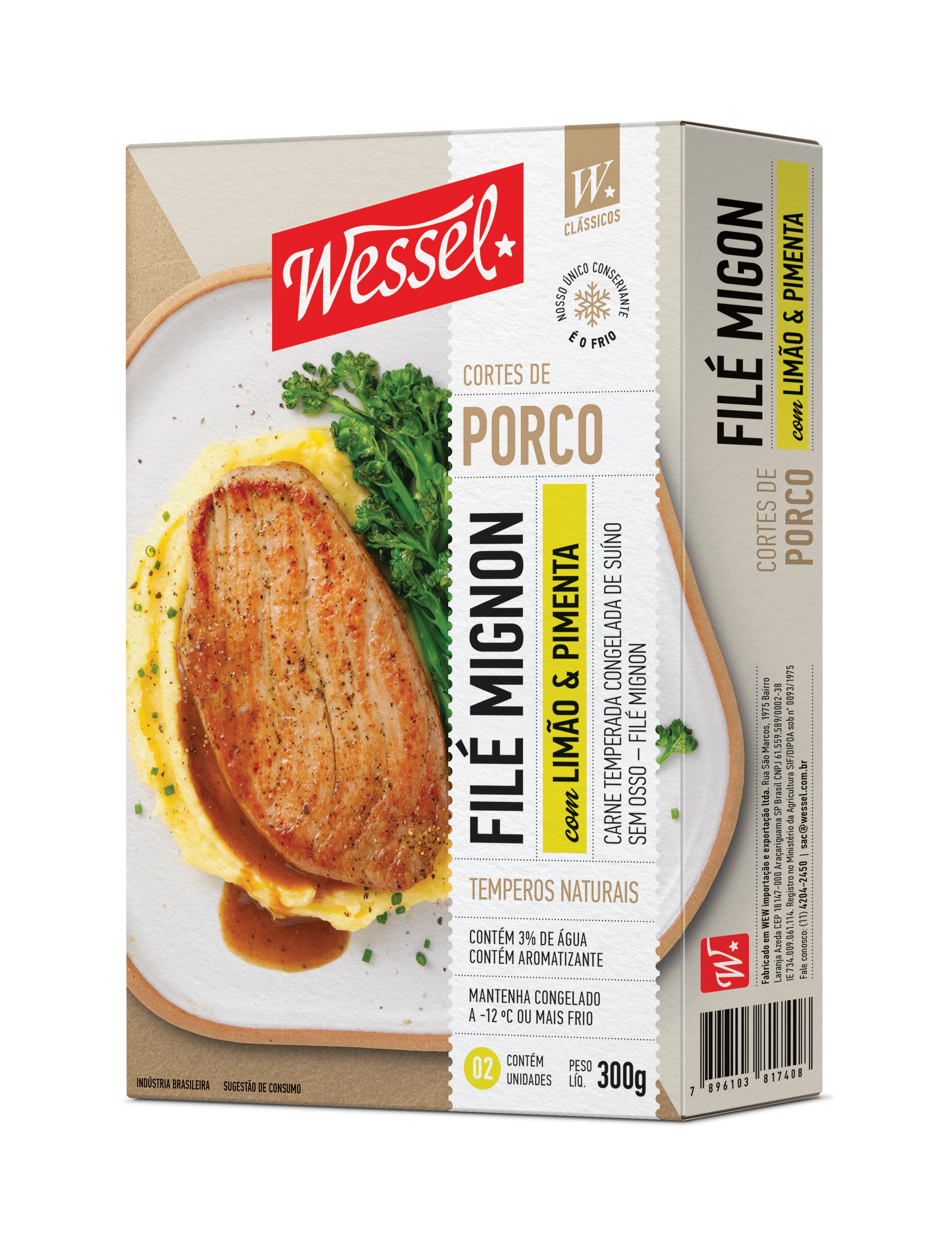 File Mignon Suino Wessel Temperado 300g