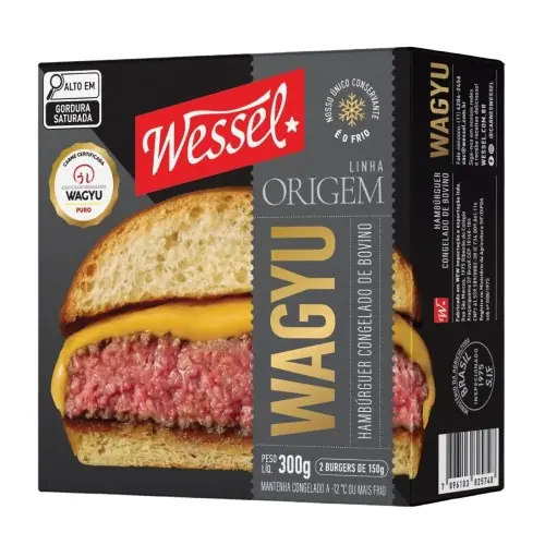 Hamburger Wessel Wagyu 300g