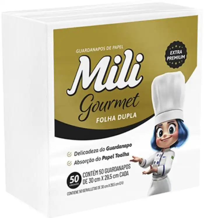 Guardanapo Mili Gourmet 30x29,5 Chef C/50