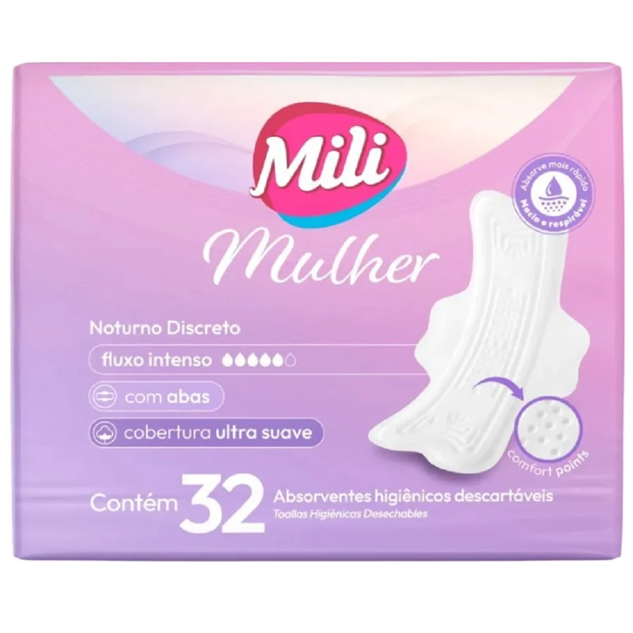 Abs Mili 32un C/abas Mulher Noturno Secreto
