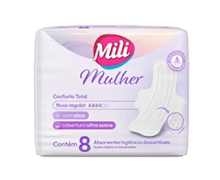 Abs Mili 8un C/abas Mulher Conforto Total