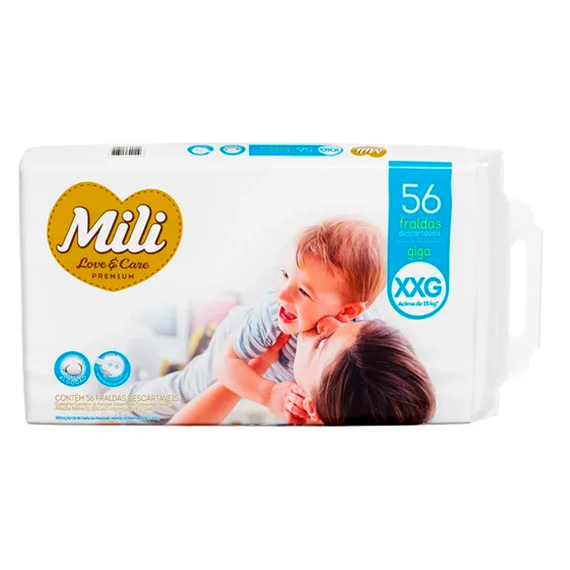 Fralda Lovecare Giga Xxg 4x56