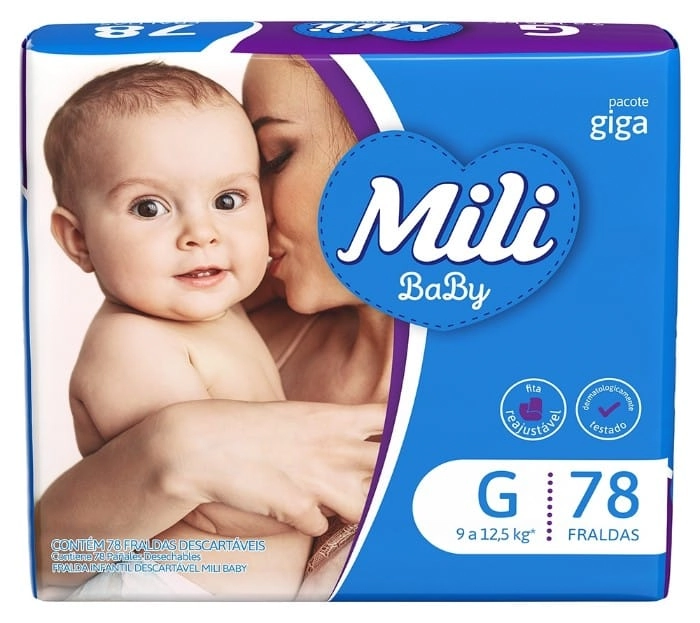 Fralda Mili Baby Giga G C/78