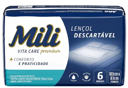 Mili Vita Lencol Absorvente Aloe Vera X 6