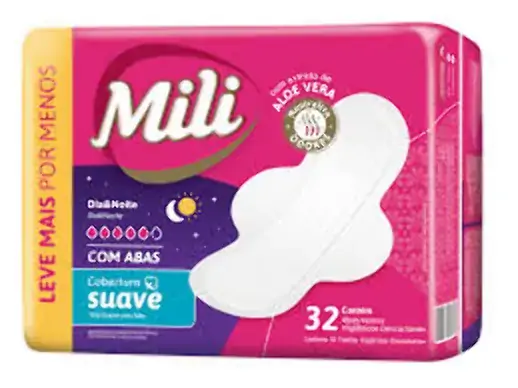 Abs Mili Dia E Noite Suave C/abas 32un