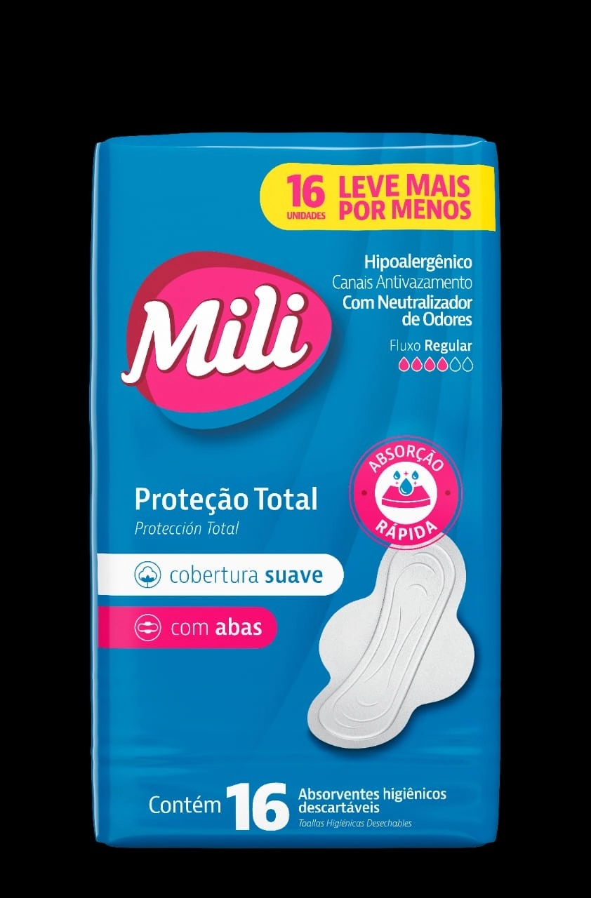 Absorvente Mili Conf Total C/abas Lv16 Pg14