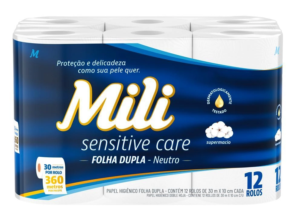 Papel Higienico Mili Folha Dupla Lv 12 Pg 11