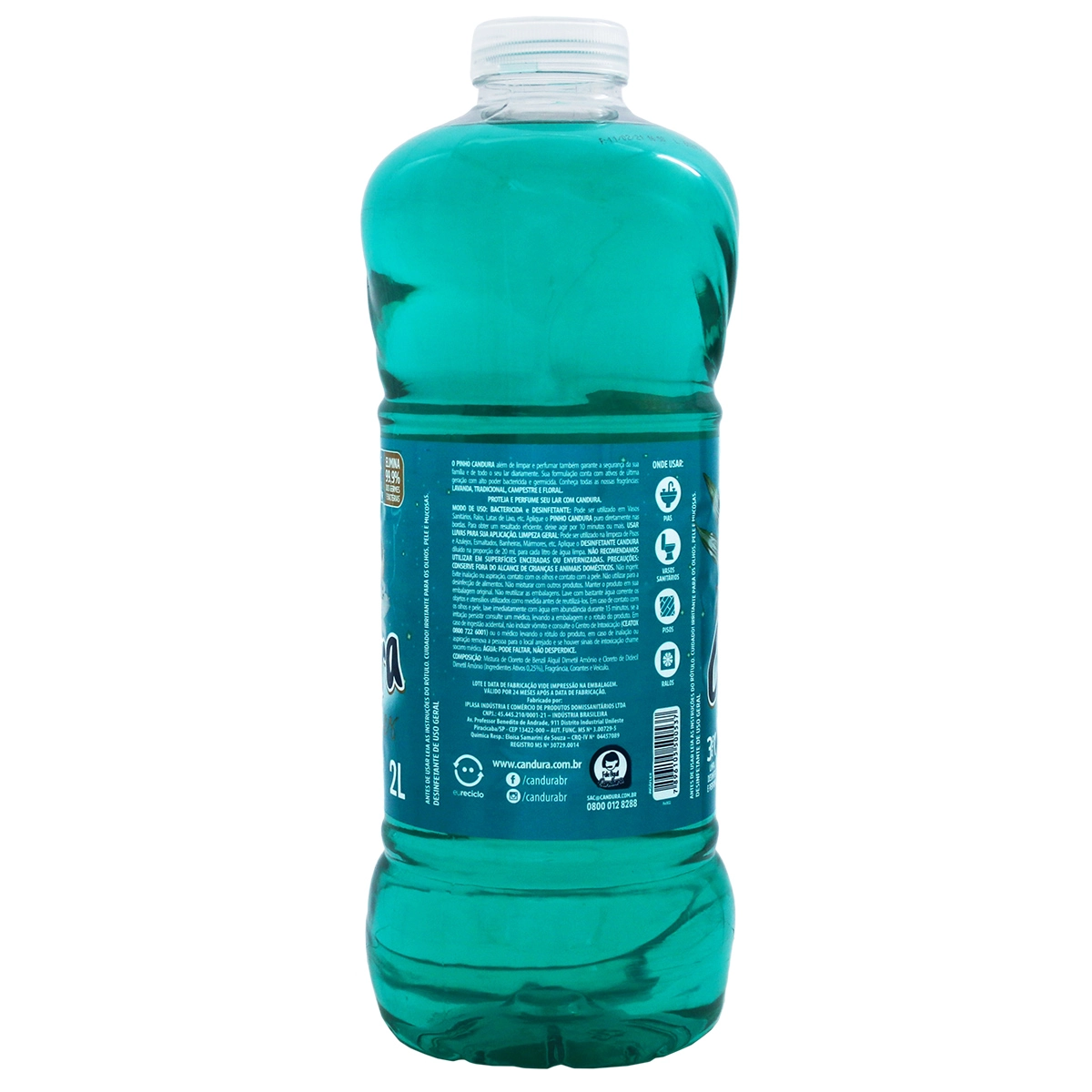 Desinfetante Campestre Candura Pinho Senses Frasco 2l