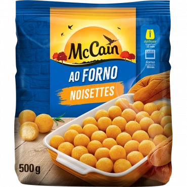 Batata Pré Frita Noisette Congelada Mccain Ao Forno Pacote 500g