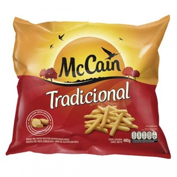 Batata Pré Frita Tradicional Congelada Mccain Pacote 400g