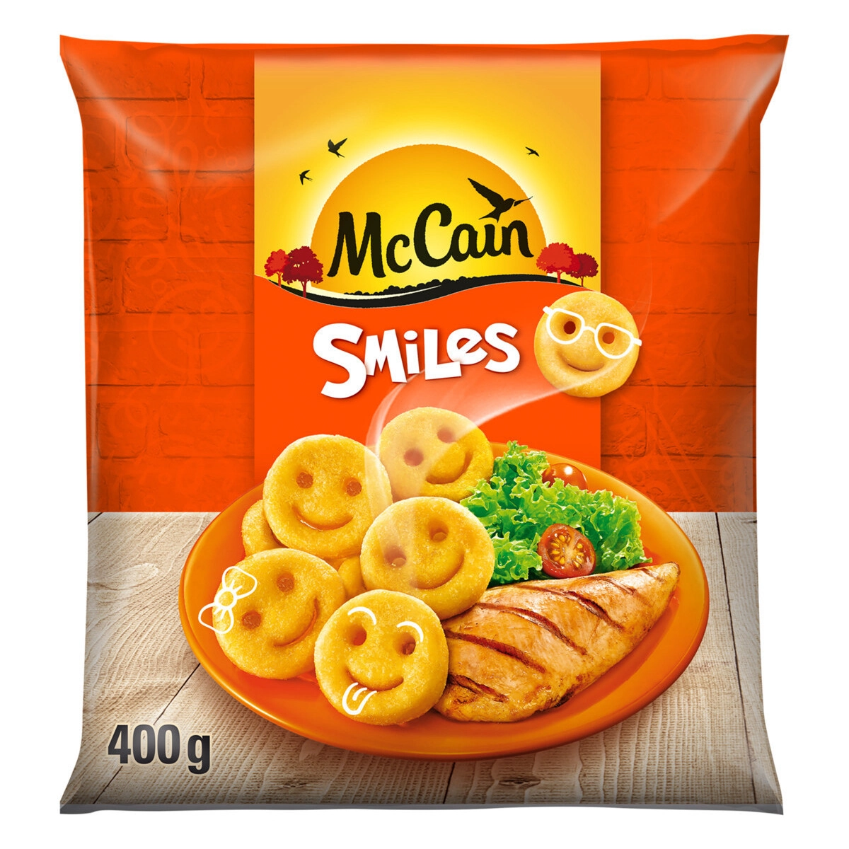 Batata Pré Frita Smiles Congelada Mccain Pacote 400g