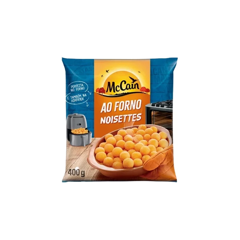 Batata Pré Frita Noisette Congelada Mccain Ao Forno Pacote 400g