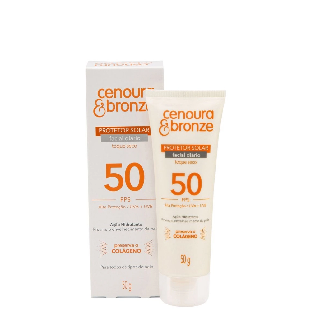Cenoura Bronze Fps50 50g Facial