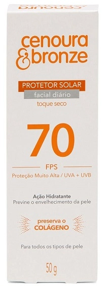 Cenoura Bronze Fps70 50g Facial