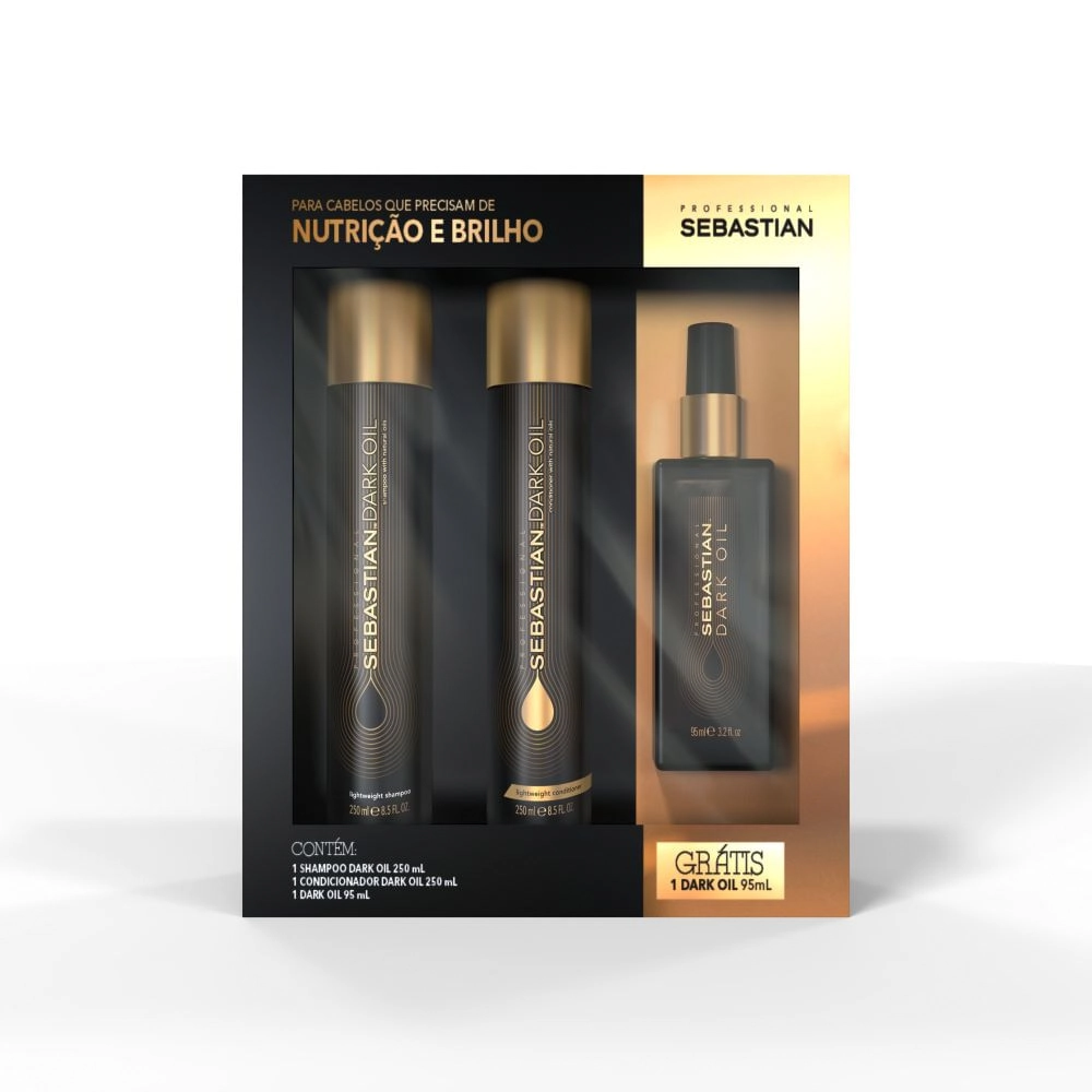 Wella Prof Dark Kit Sh 250ml Cond 250ml Oil 95ml
