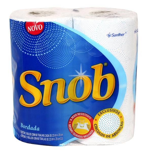 Snob Bordada 60 Folhas 2 Unidades