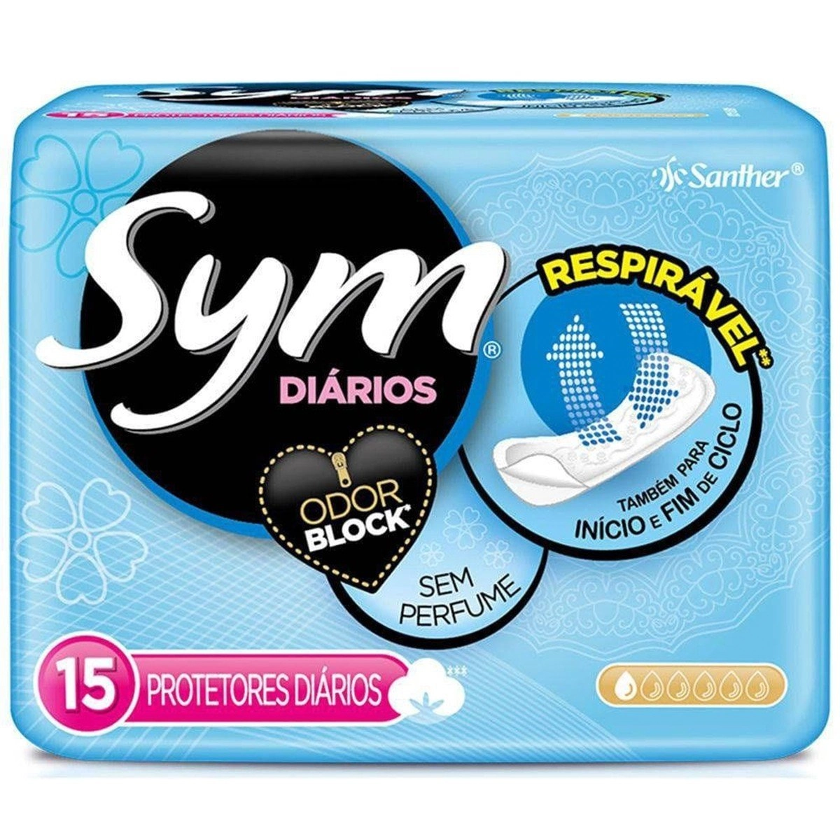 Absorvente Sym P Diario Fit Ext Natur C/20