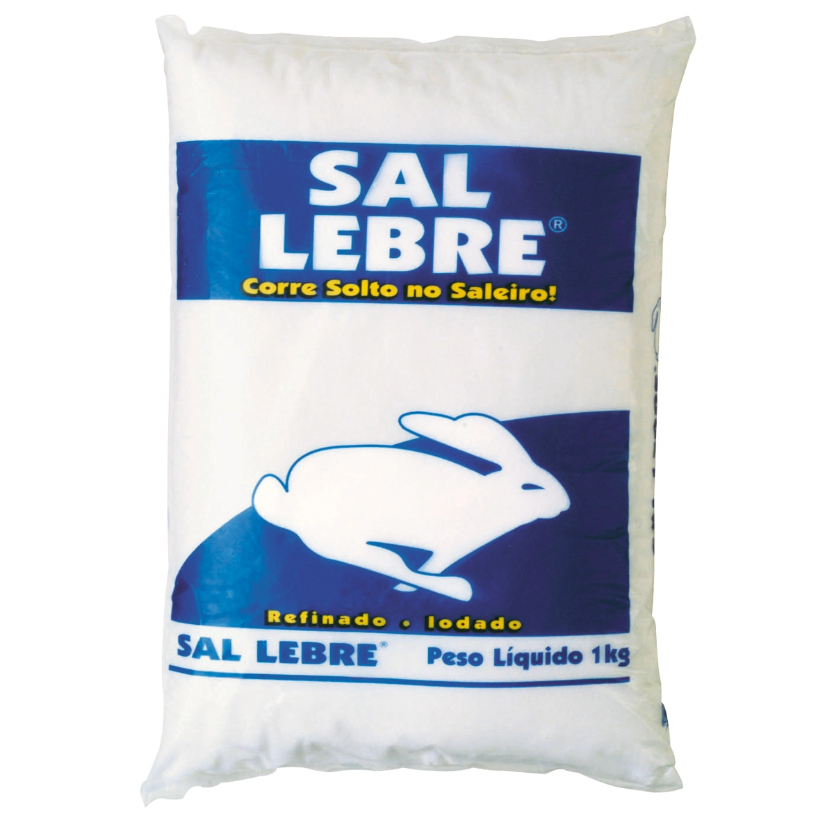 Sal Marinho Refinado Lebre Pacote 1kg