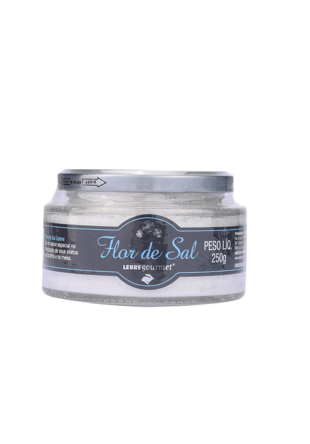 Flor De Sal Grosso Lebre Gourmet Vidro 250g