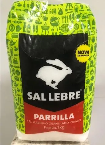 Sal De Parrilla Granulado Lebre Pacote 1kg
